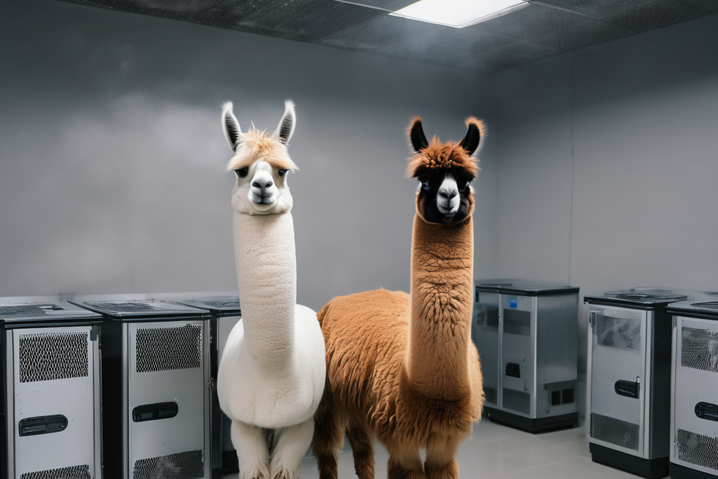 Умные ламы в серверной Умные ламы в серверной